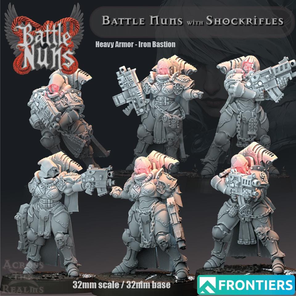 Battle Nuns with Shockrifles | Across the Realms
