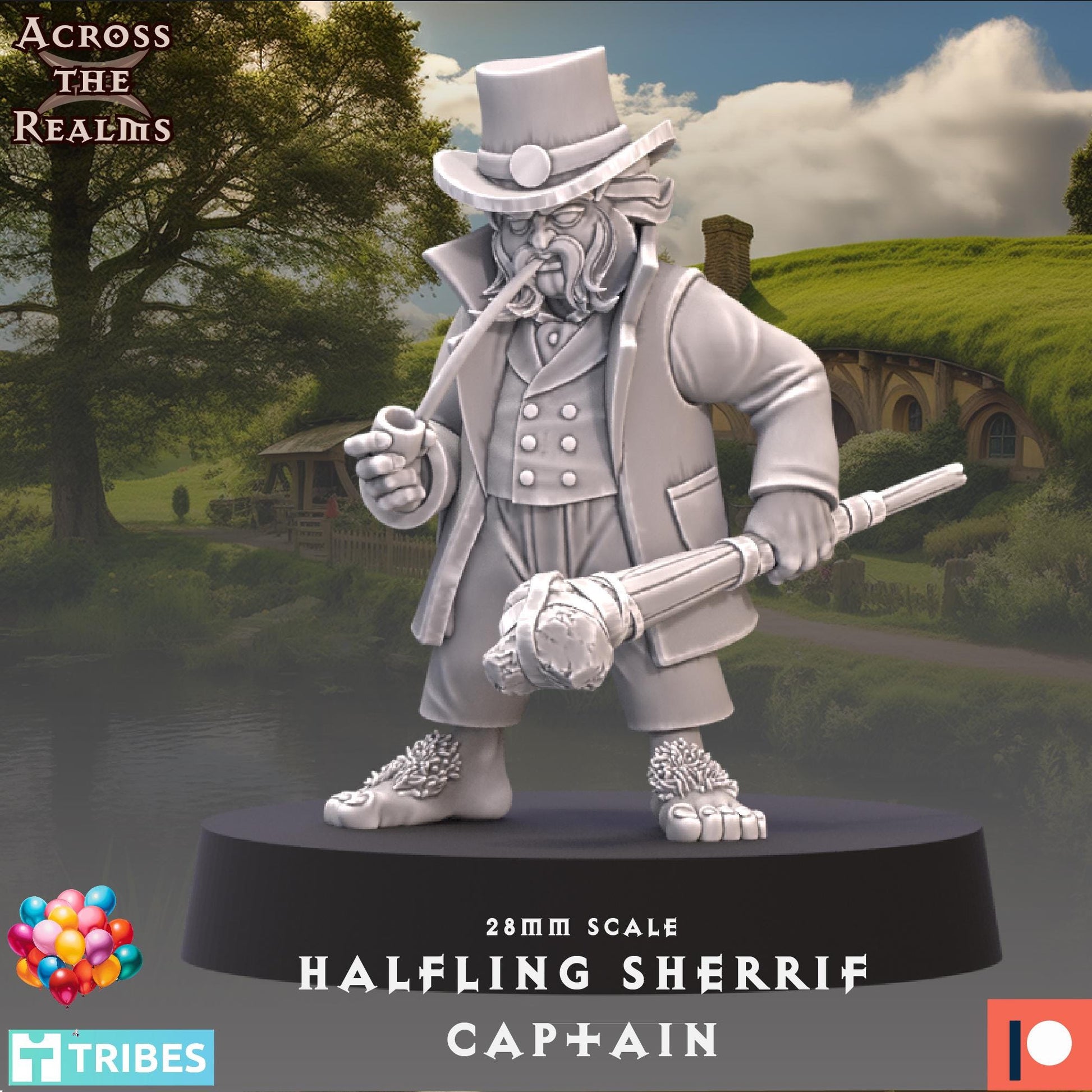 Halfling Sheriff Miniatures | Across the Realms