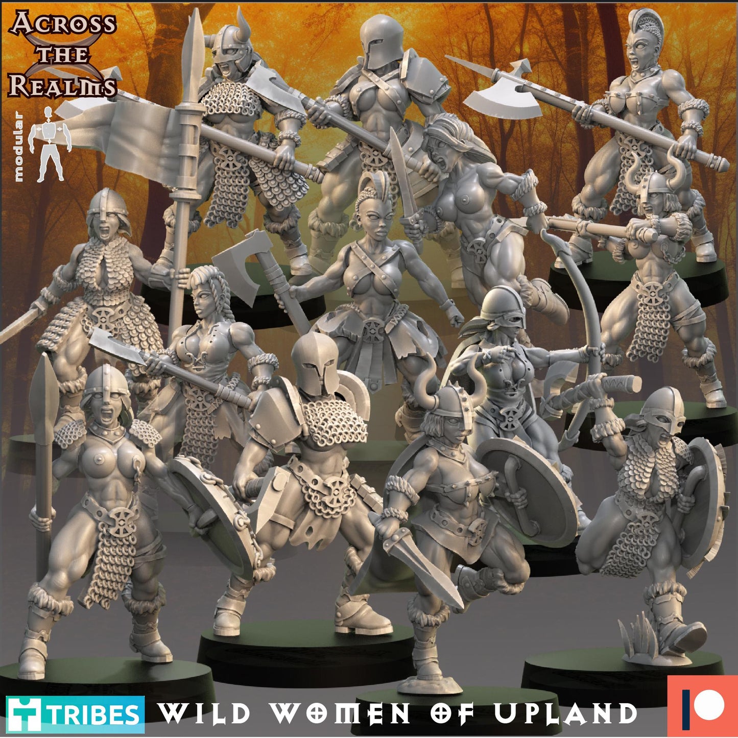 Wild Women of Upland Miniatures | Across the Realms