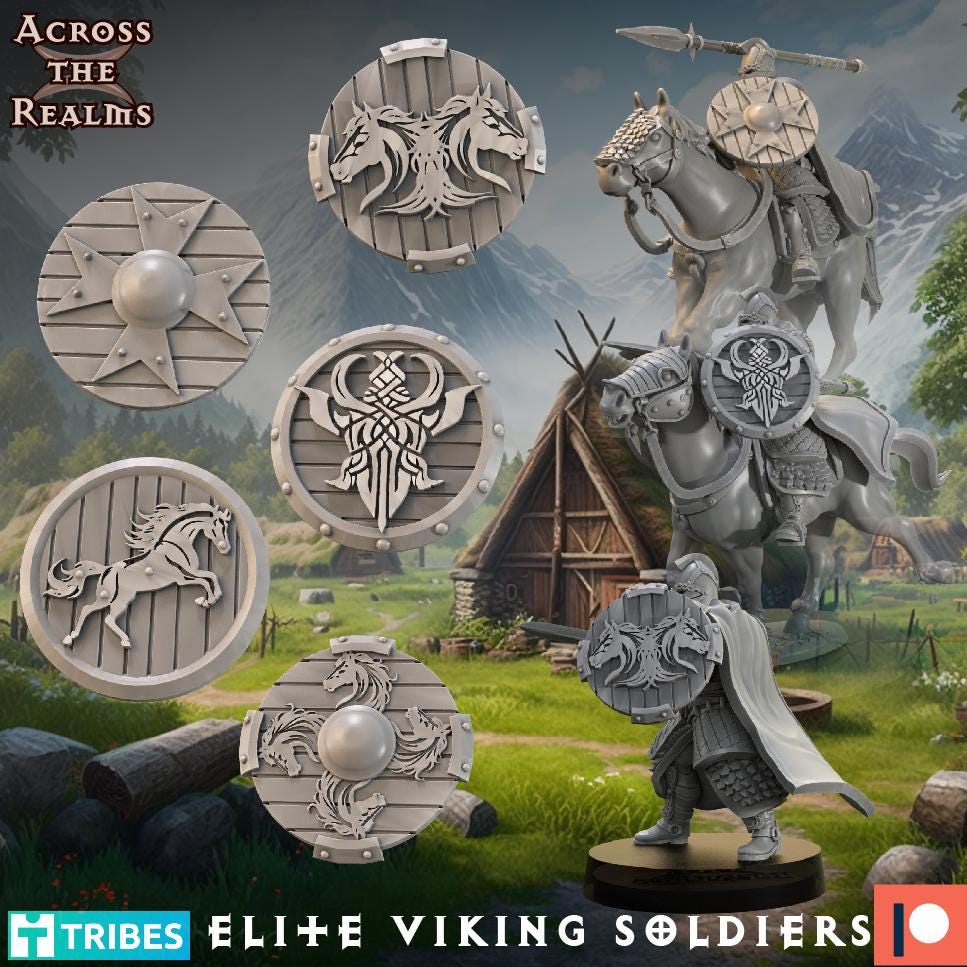 Elite Viking Soldier Miniatures | Across the Realms