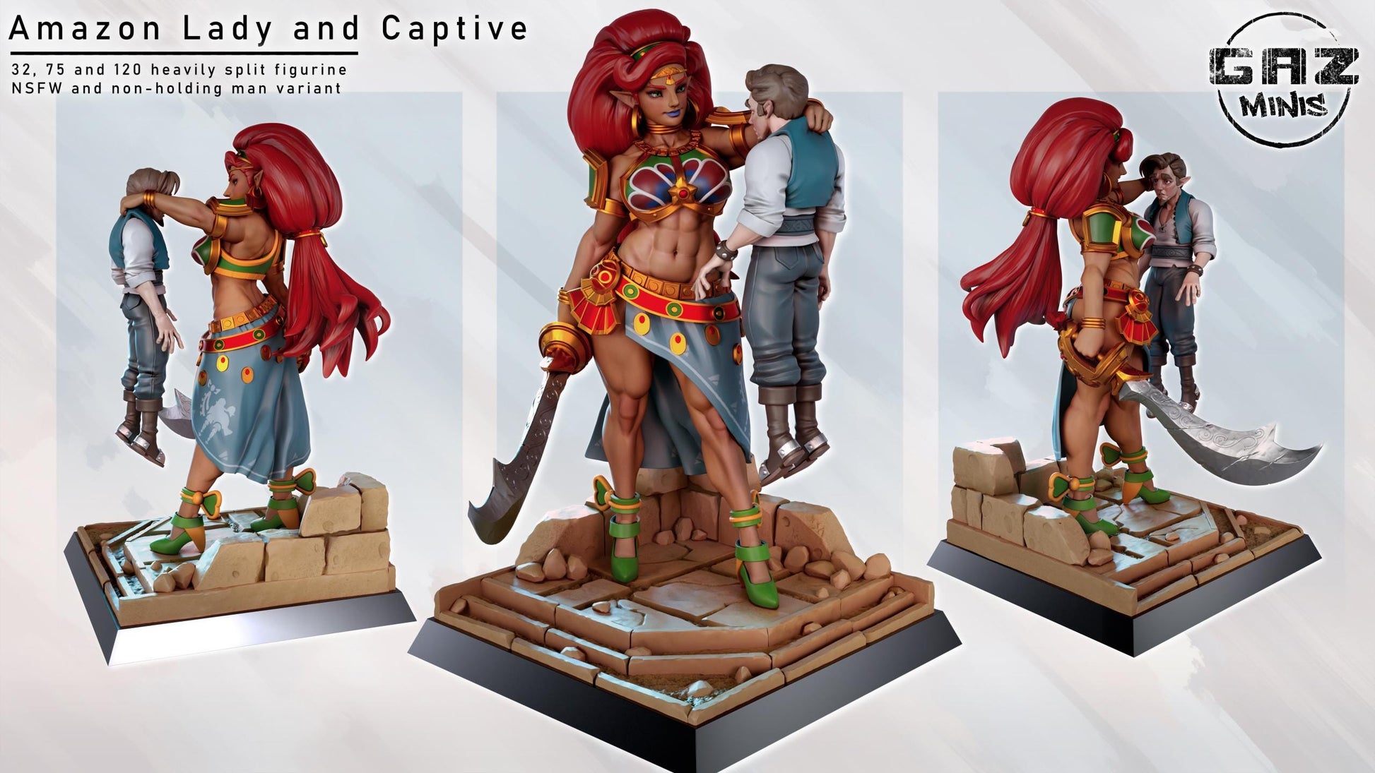 Amazon Lady Miniature | Gaz Minis