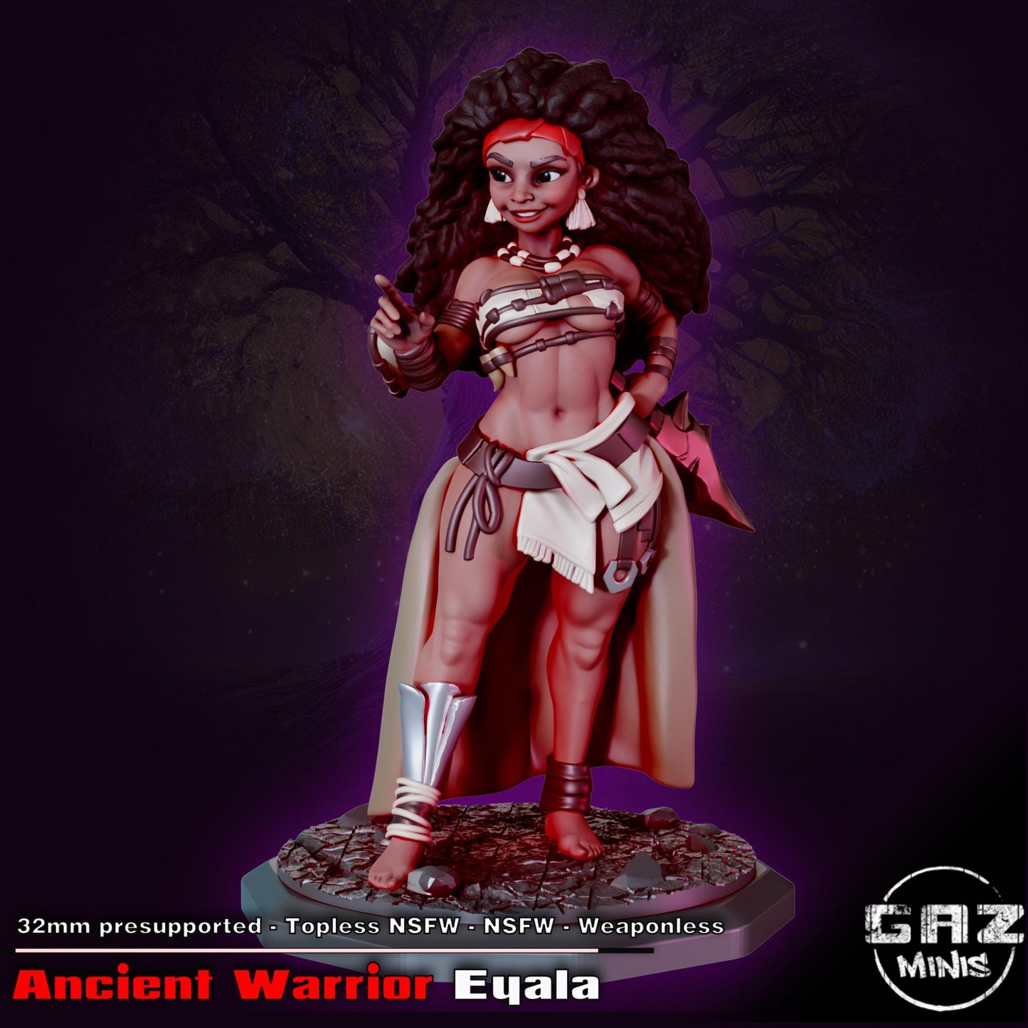 Ancient Warrior Eyala Miniature | Gaz Minis