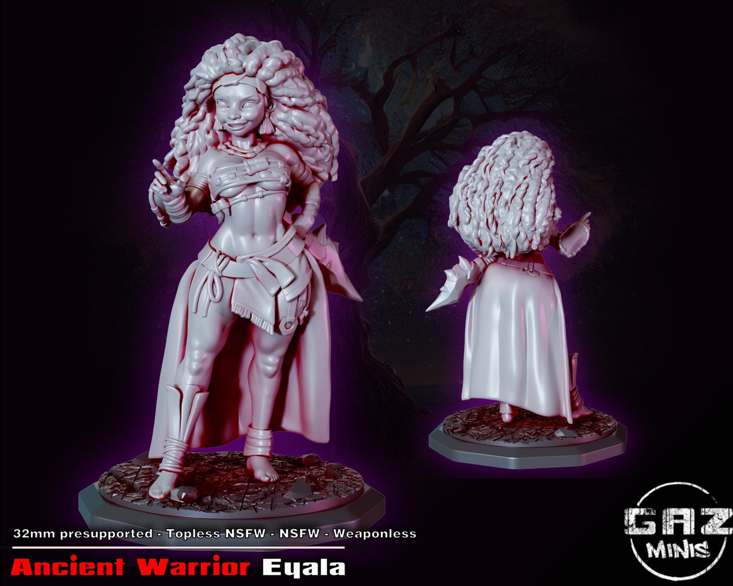 Ancient Warrior Eyala Miniature | Gaz Minis