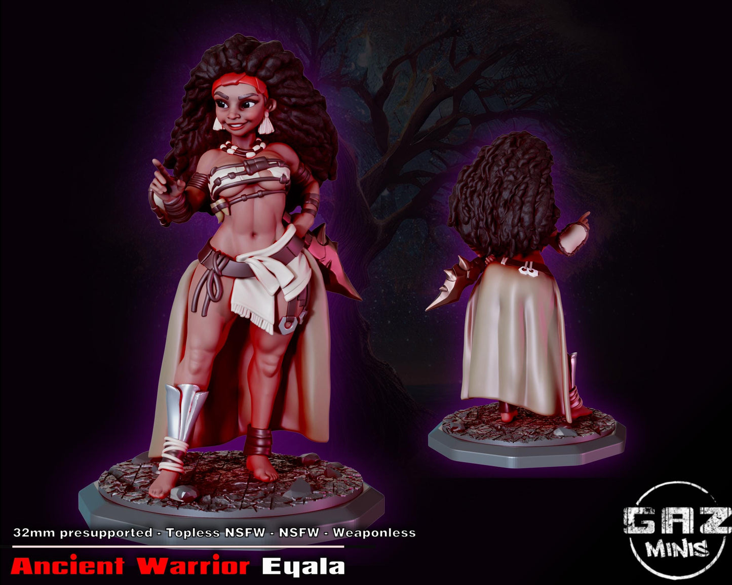 Ancient Warrior Eyala Miniature | Gaz Minis
