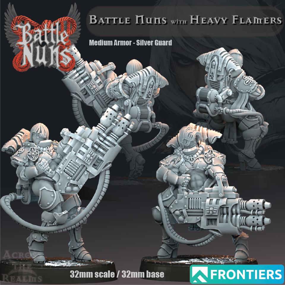 Battle Nun Miniatures | Across the Realms