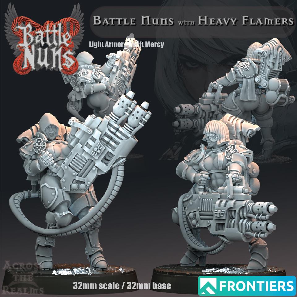 Battle Nun Miniatures | Across the Realms