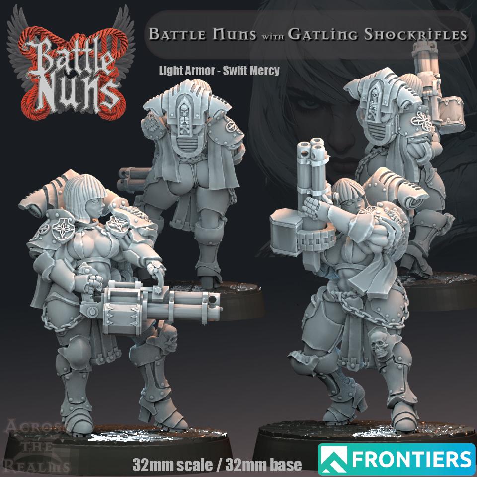Battle Nun Miniatures | Across the Realms