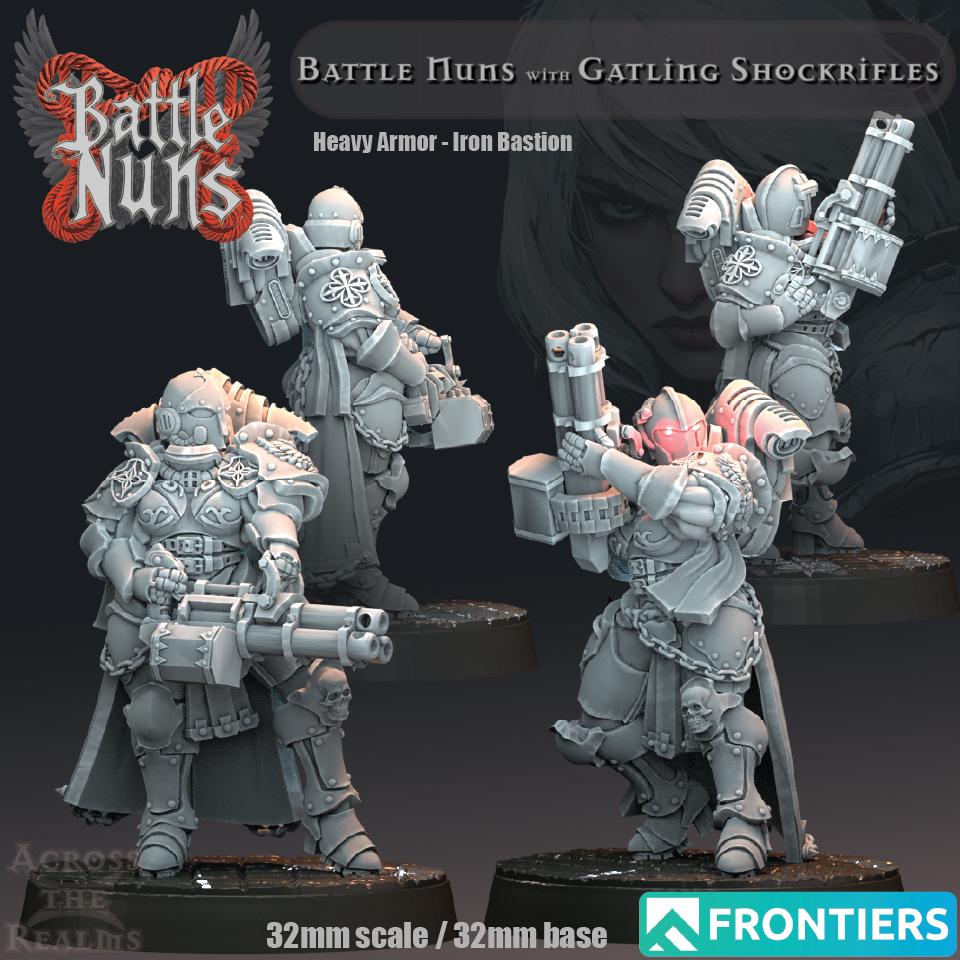 Battle Nun Miniatures | Across the Realms