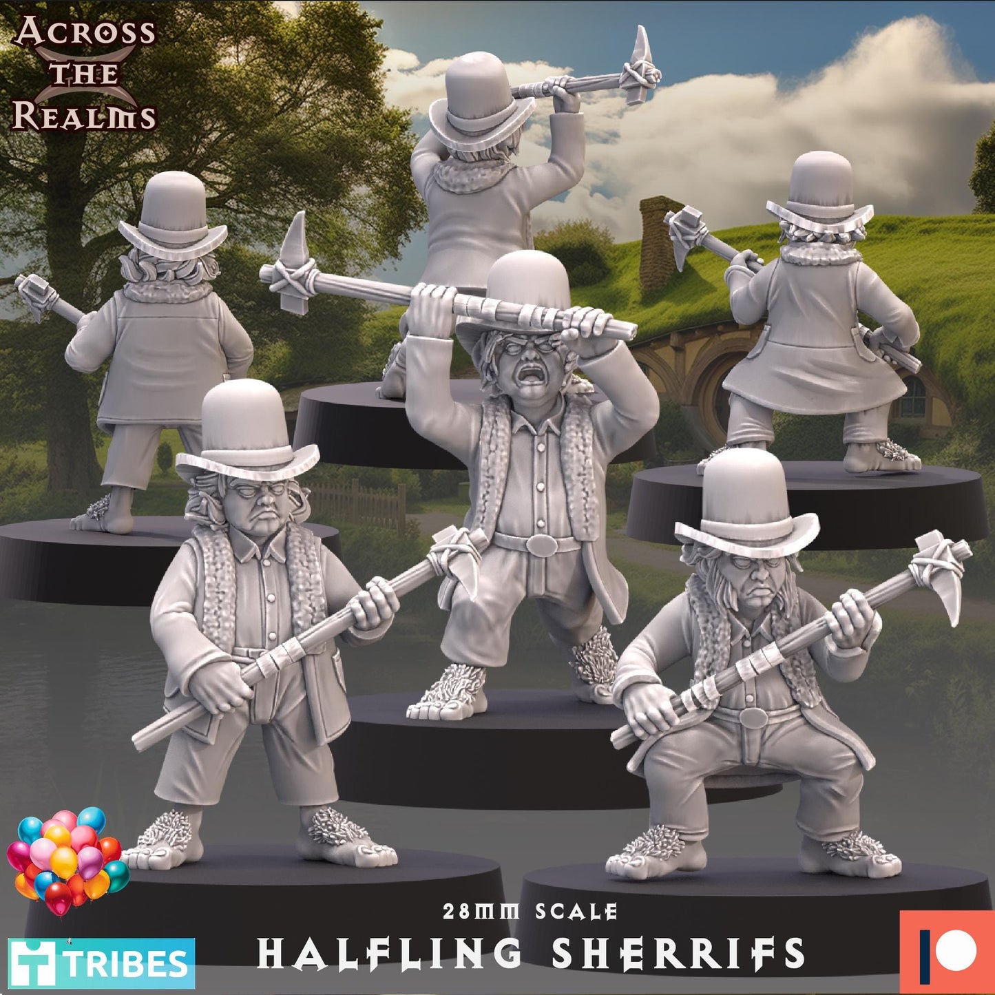 Halfling Sheriff Miniatures | Across the Realms