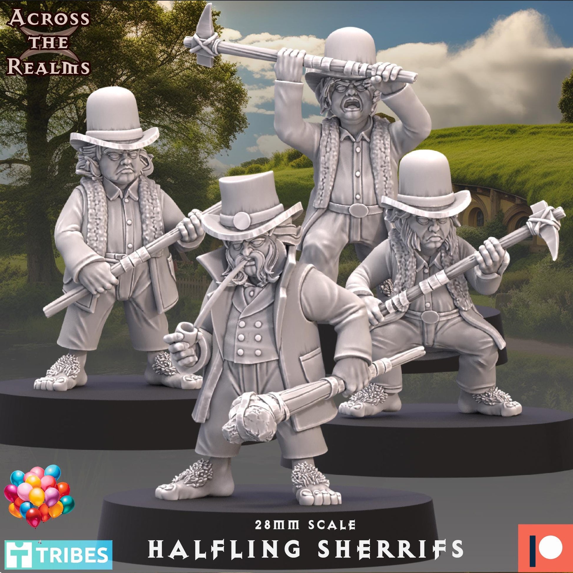 Halfling Sheriff Miniatures | Across the Realms