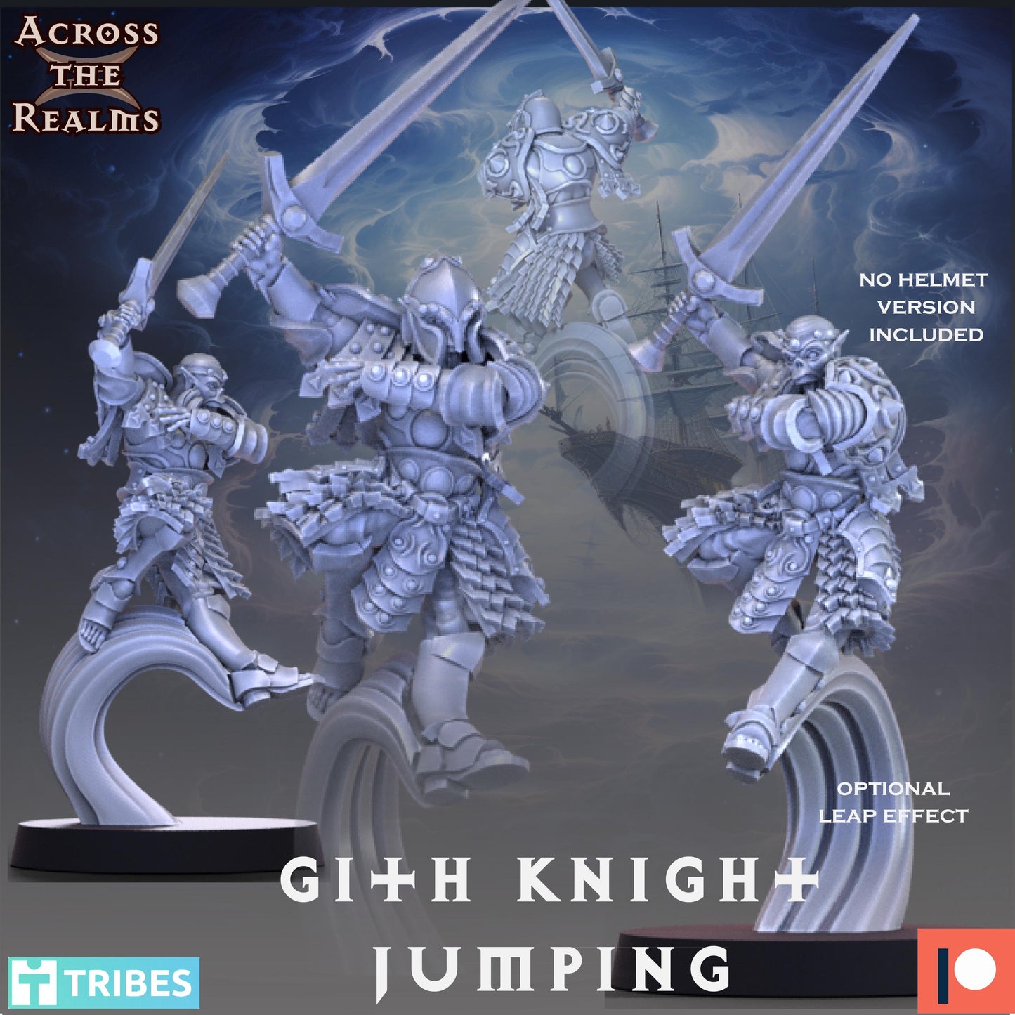 Humanoid Knight Miniature | Across the Realms
