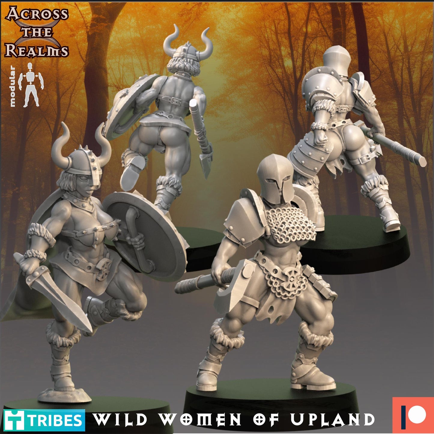Wild Women of Upland Miniatures | Across the Realms