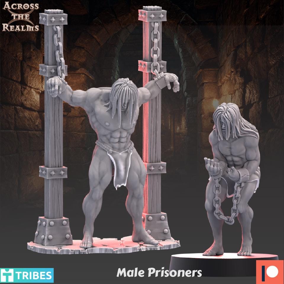 Male Prisoner Miniatures | Across the Realms