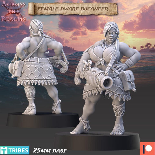 Female Dwarf Buccaneer | Across the Realms