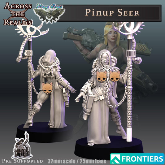 Pinup Seer Miniature | Across the Realms