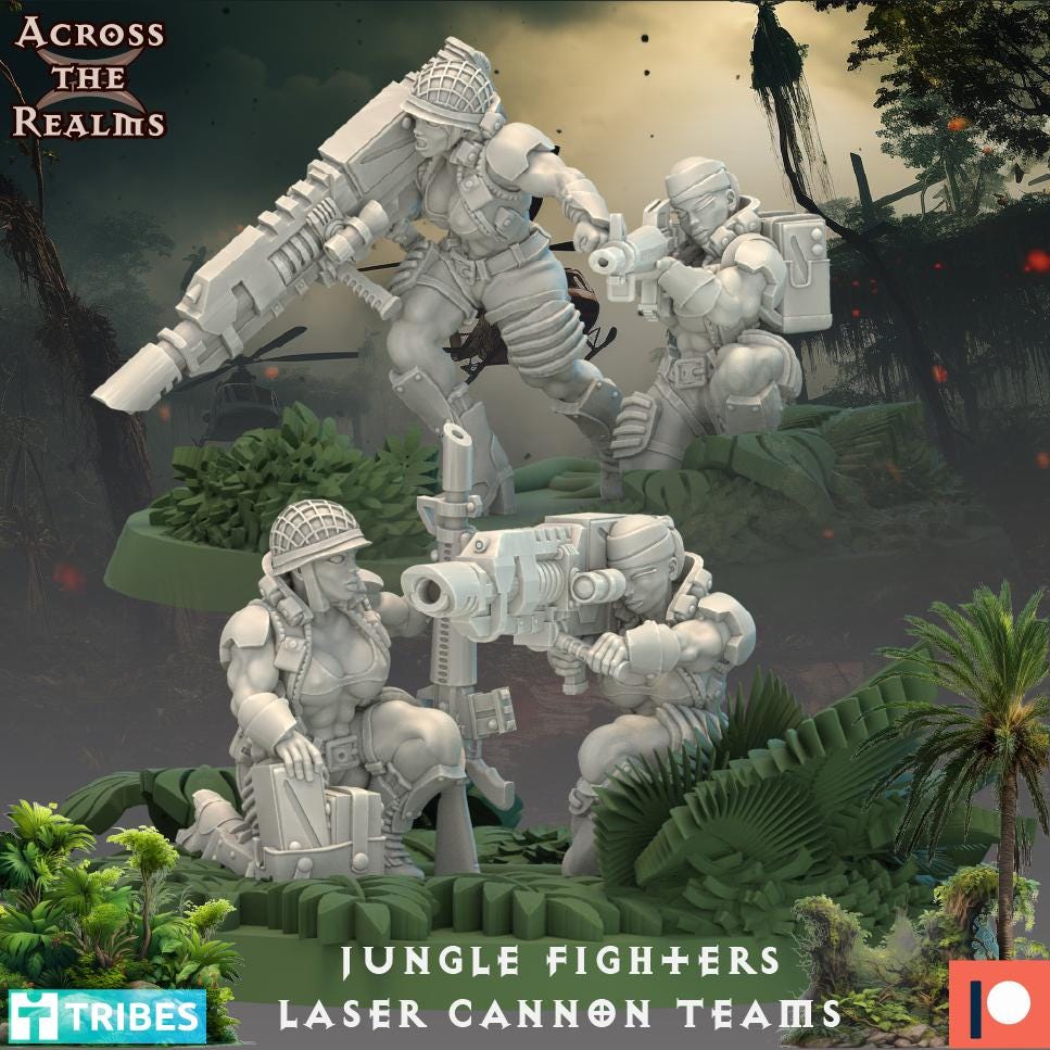 Jungle Fighters Laser Cannon Team | Across the Realms