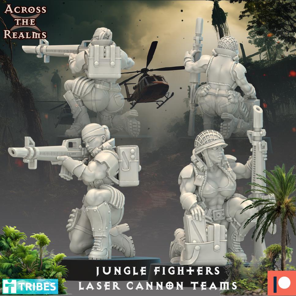 Jungle Fighters Laser Cannon Team | Across the Realms