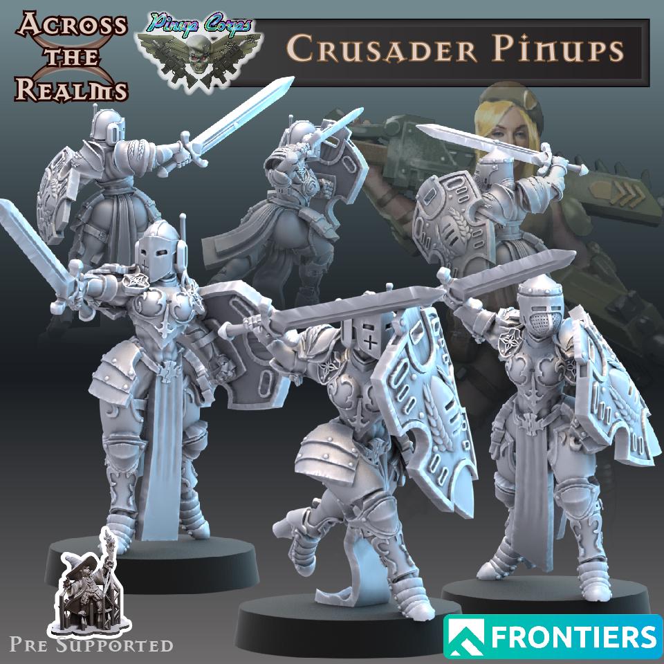Crusader Pinup Miniatures | Across the Realms