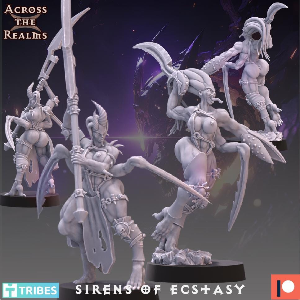 Sirens of Ecstacy Miniatures | Across the Realms
