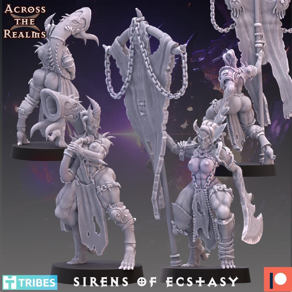 Sirens of Ecstacy Miniatures | Across the Realms