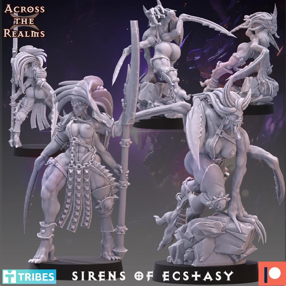 Sirens of Ecstacy Miniatures | Across the Realms