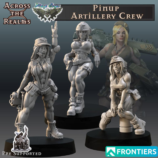 Pinup Artillery Crew | Across the Realms