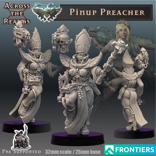 Pinup Preacher Miniature | Across the Realms
