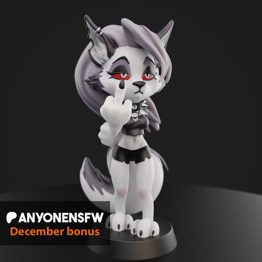 Chibi Hellhound Model Kit | 3D Resin Printed Figurine | Anyone