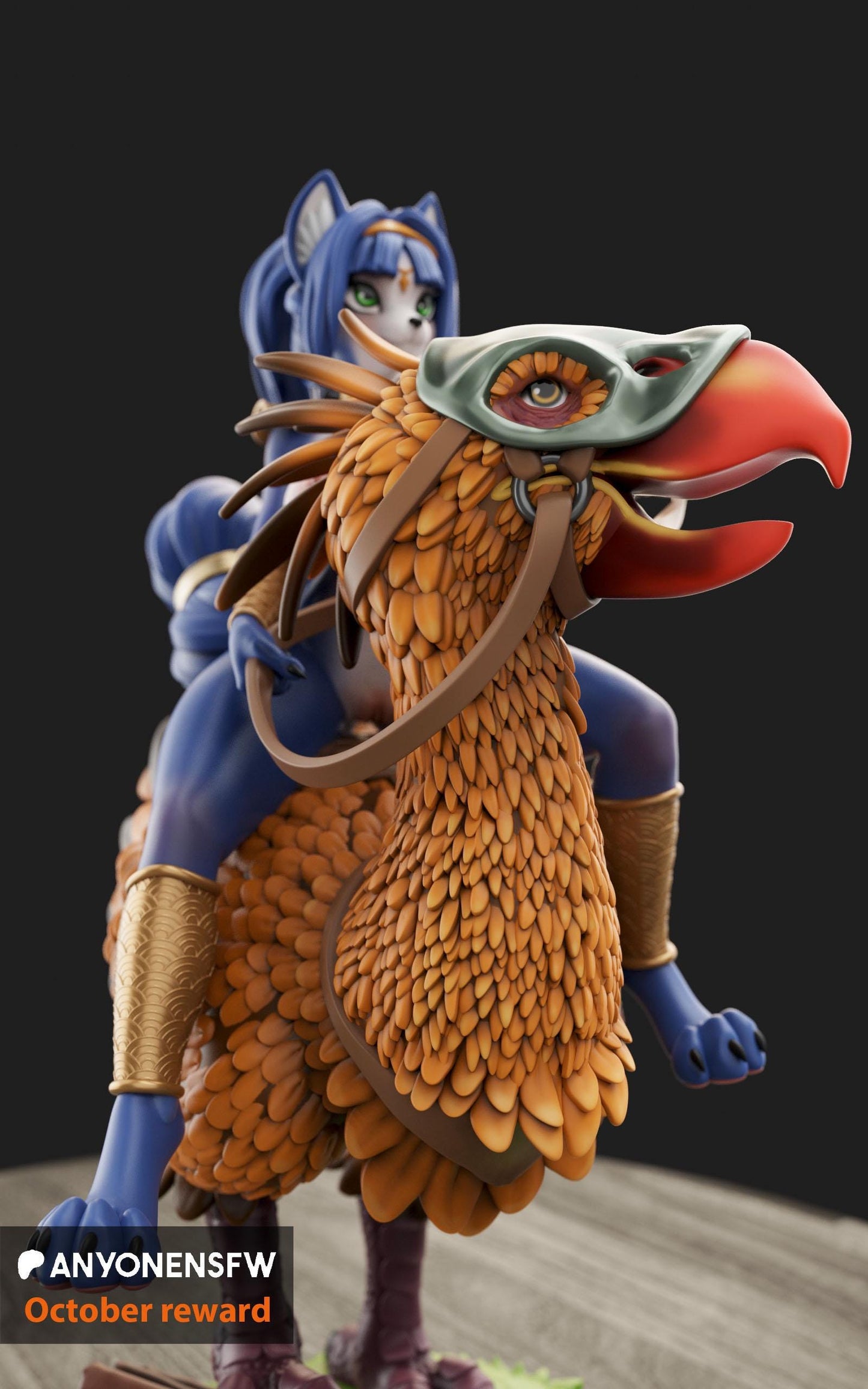 Amazon Fox Model Kit | 3D Resin Printed Figurine | Anyone