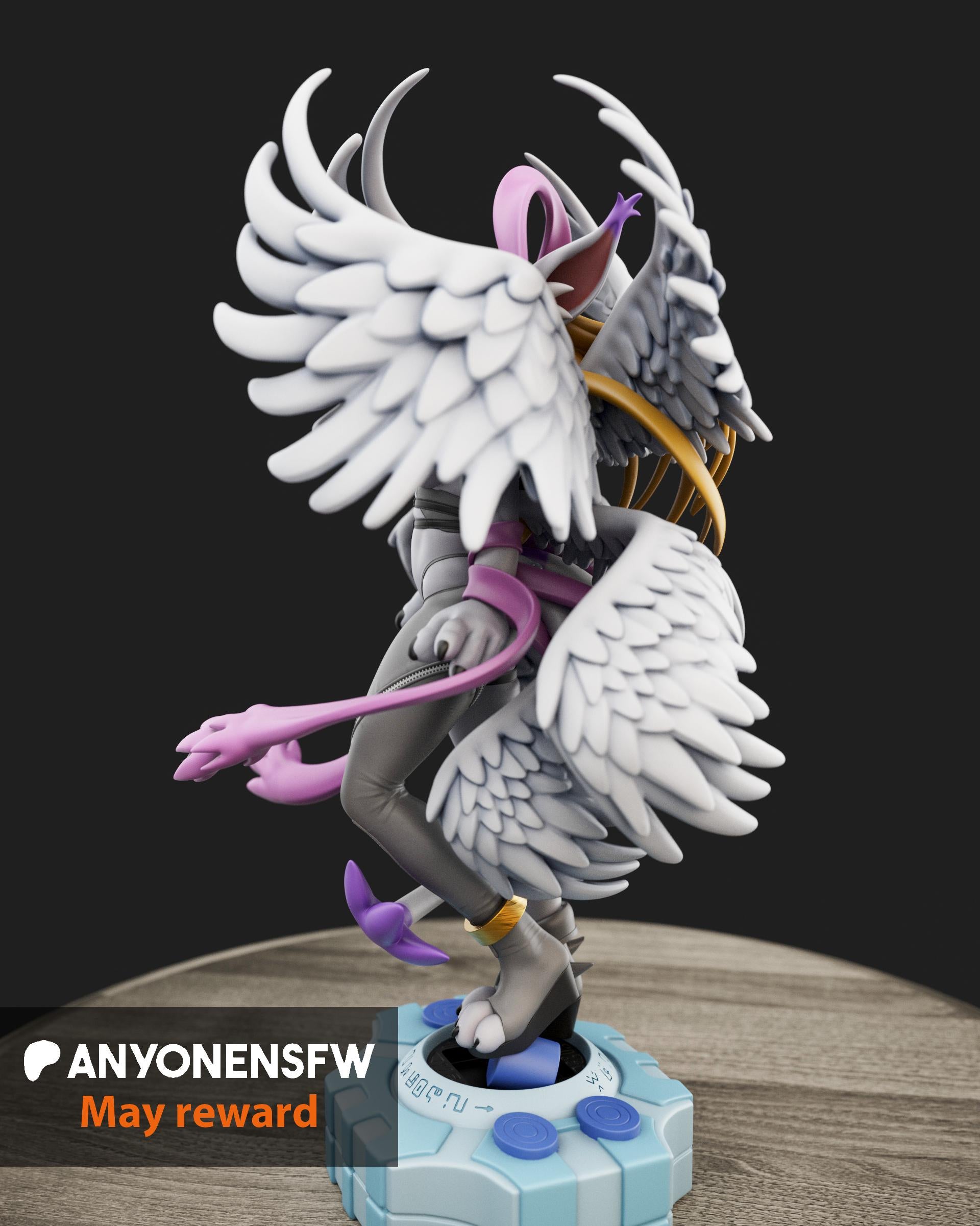 Angel Furry Girl Model Kit | 3D Resin Printed Figurine | Anyone