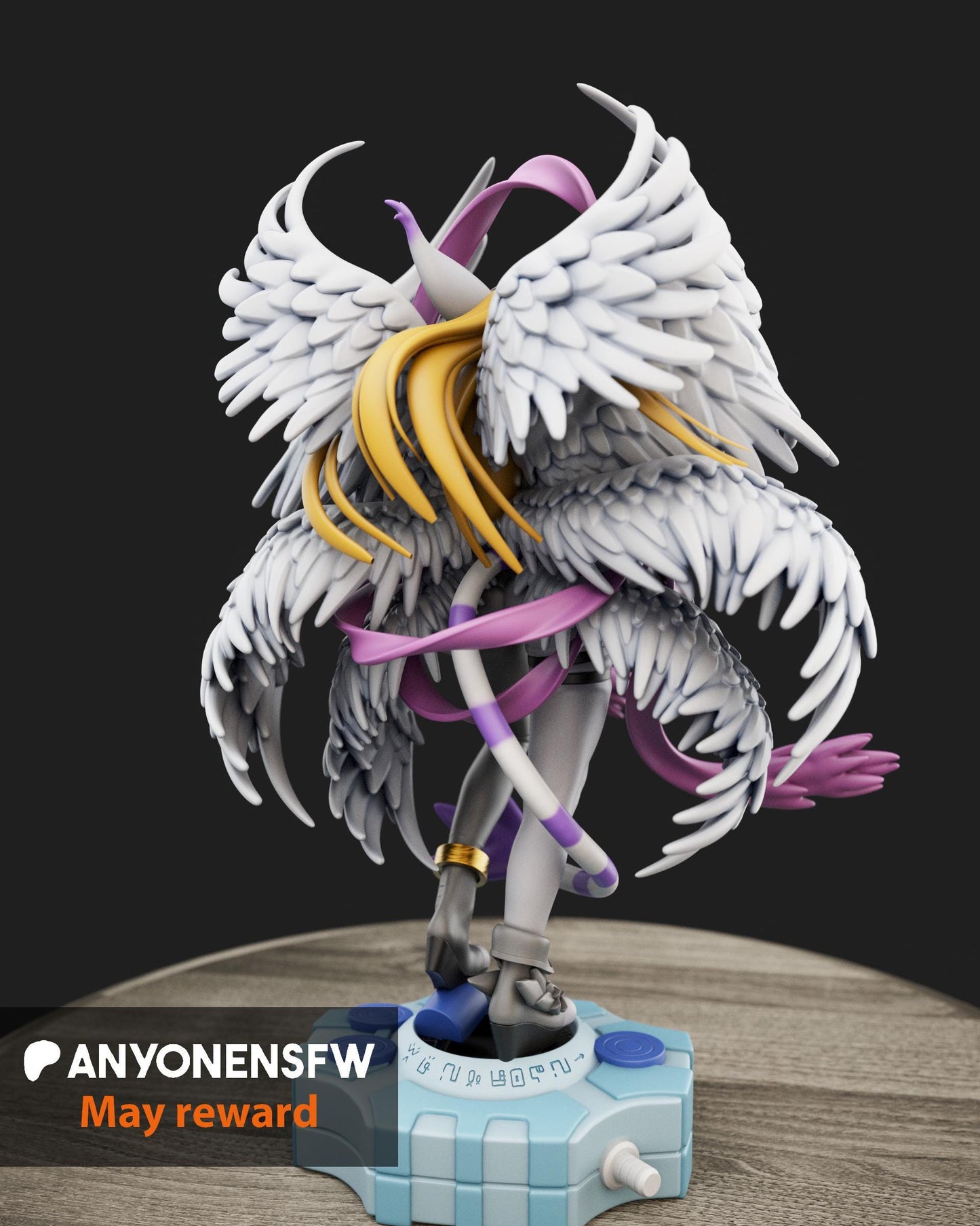 Angel Furry Girl Model Kit | 3D Resin Printed Figurine | Anyone