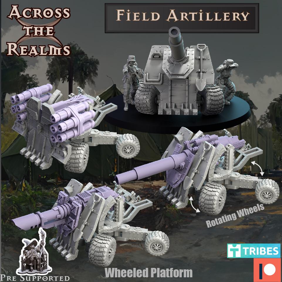 Field Artillery & Operative Miniatures | Across the Realms