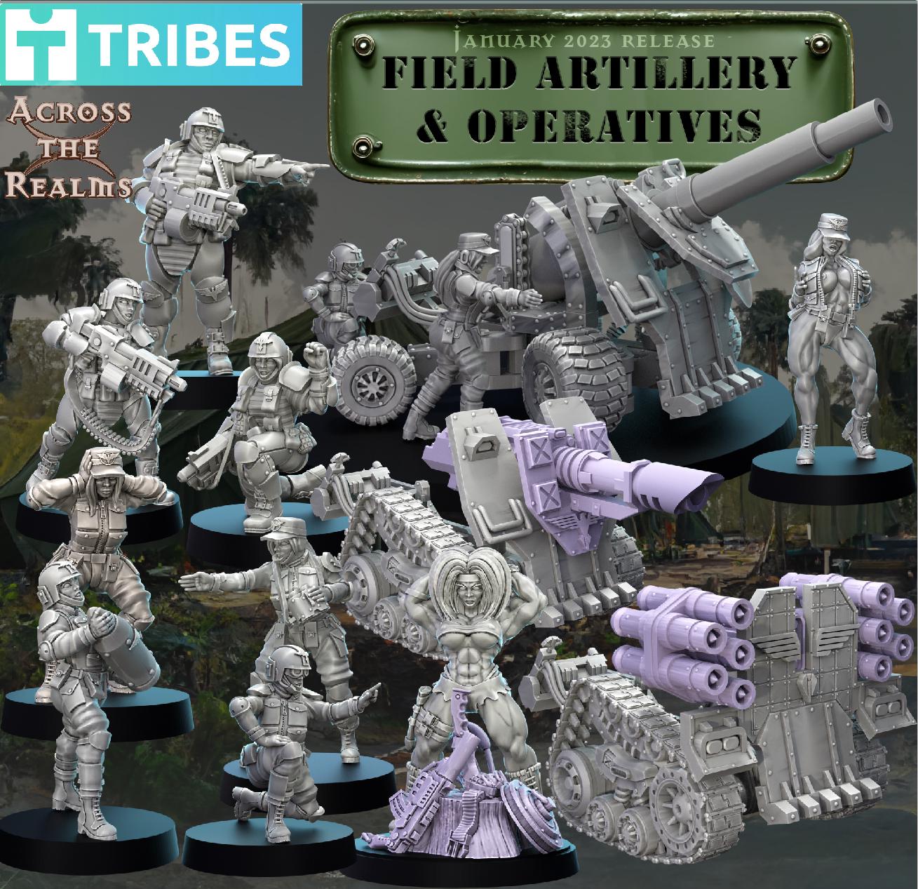 Field Artillery & Operative Miniatures | Across the Realms