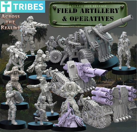 Field Artillery & Operative Miniatures | Across the Realms