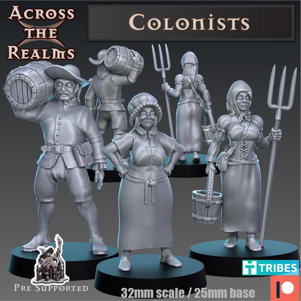Colonist Miniatures | Across the Realms