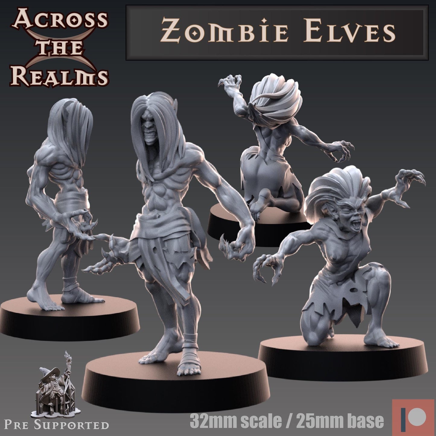 Zombie Elf Miniatures | Across the Realms