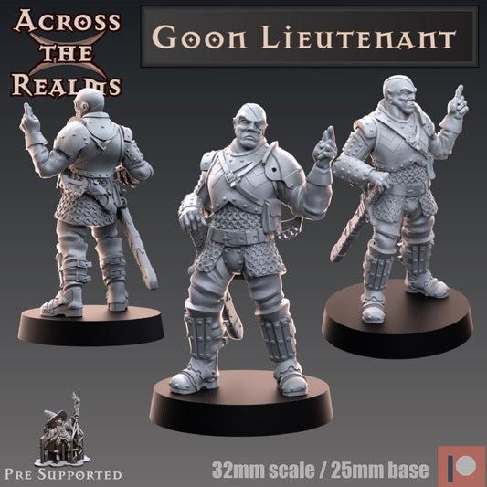 Lieutenant Miniature | Across the Realms