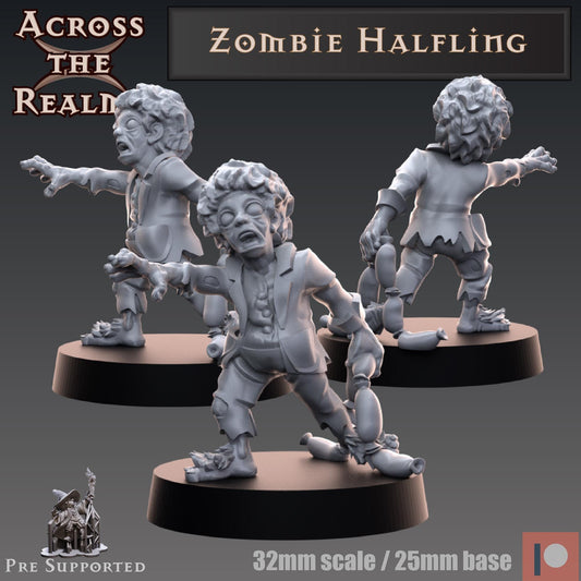 Zombie Halfling Miniature | Across the Realms