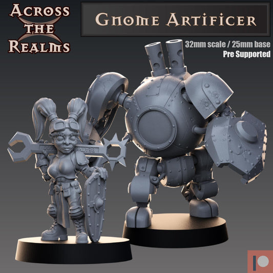 Gnome Artificer Miniature | Across the Realms