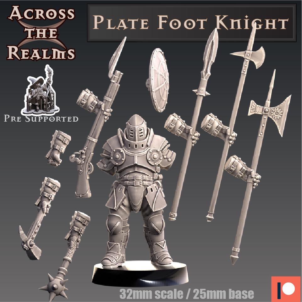 Plate Foot Knight | Across the Realms