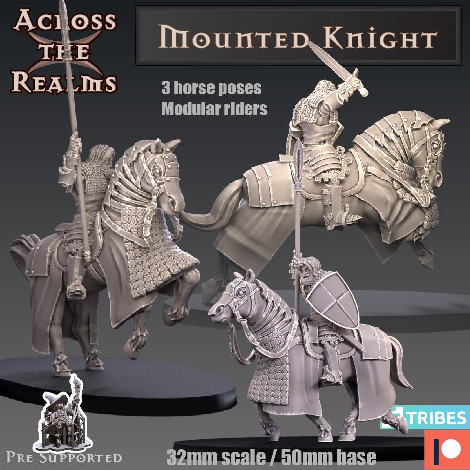 Mounted Cavalry Knights | Across the Realms