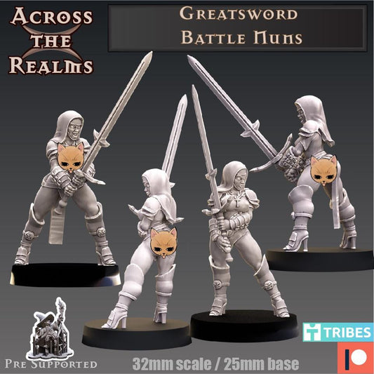 Greatsword Battle Nuns | Across the Realms