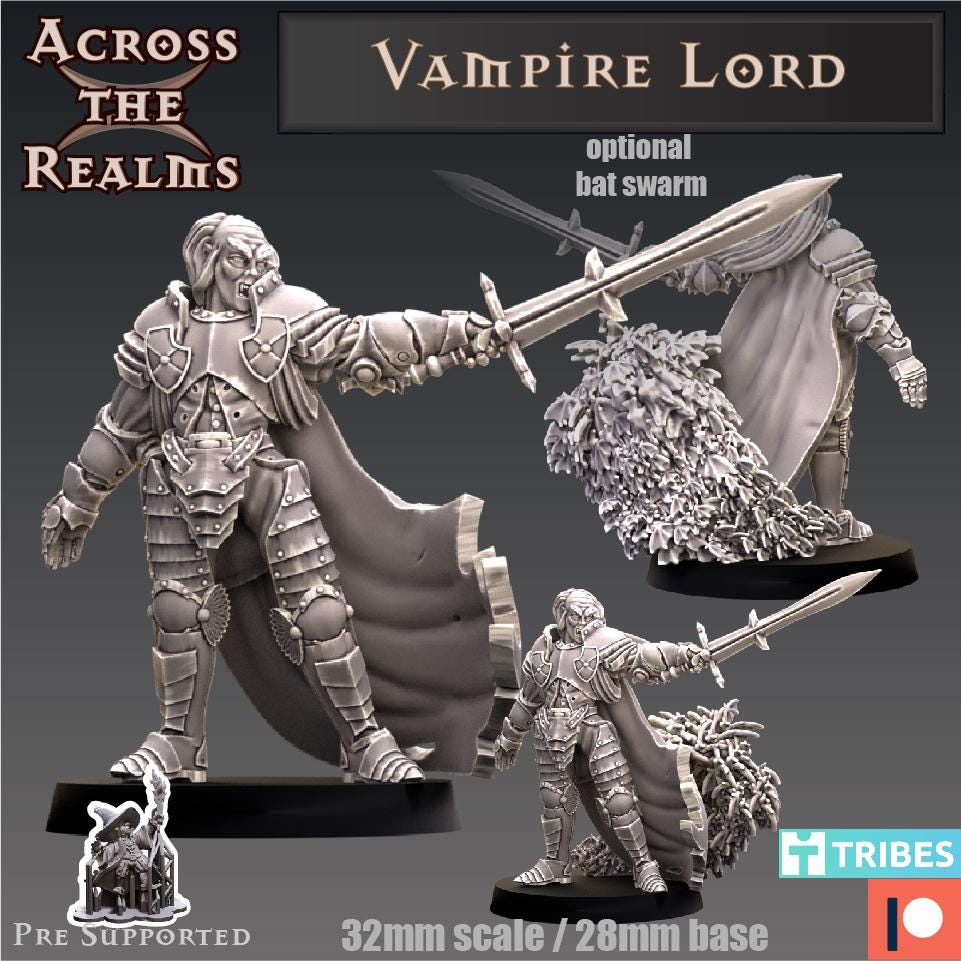Vampire Lord Miniature | Across the Realms
