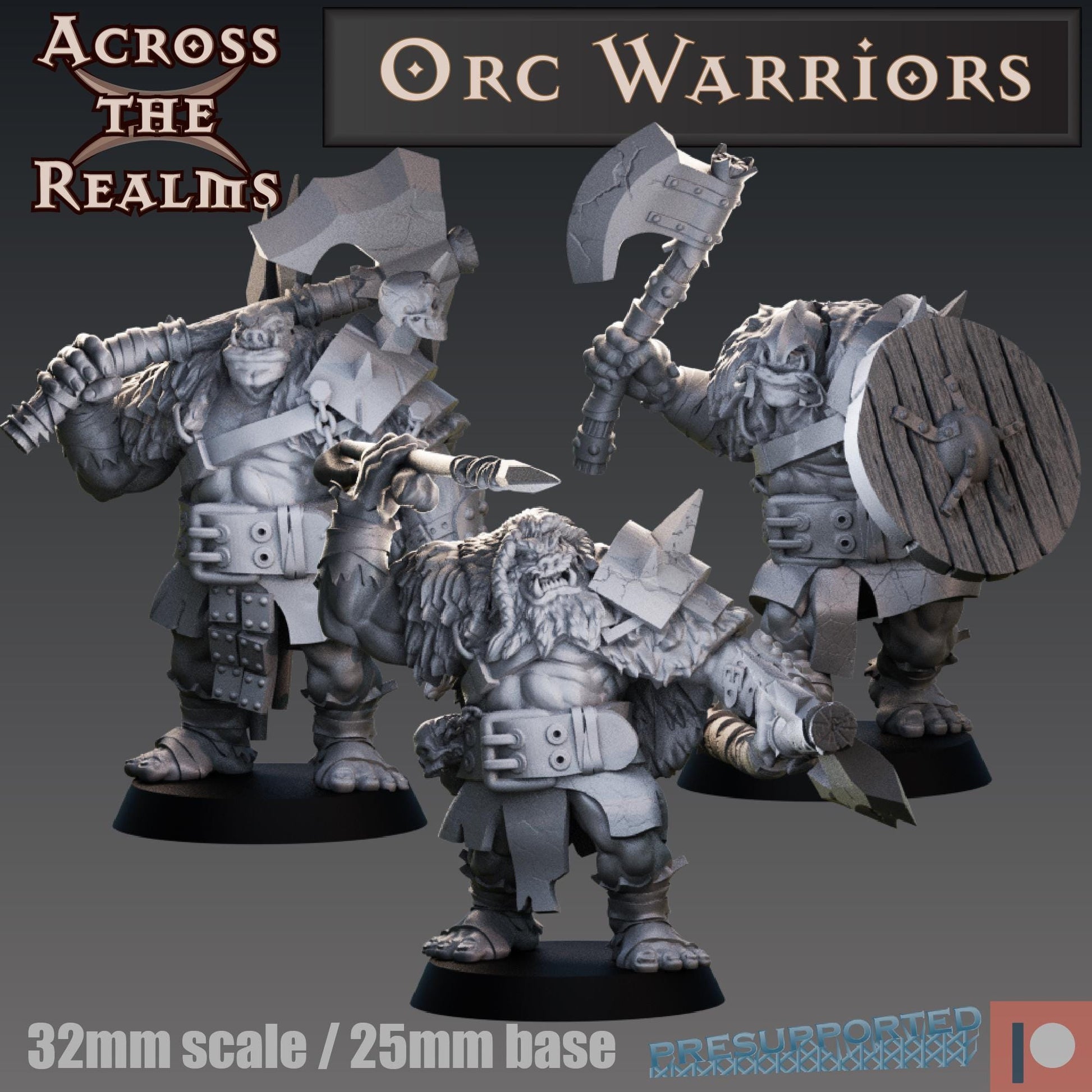 Orc Warrior Miniatures | Across the Realms