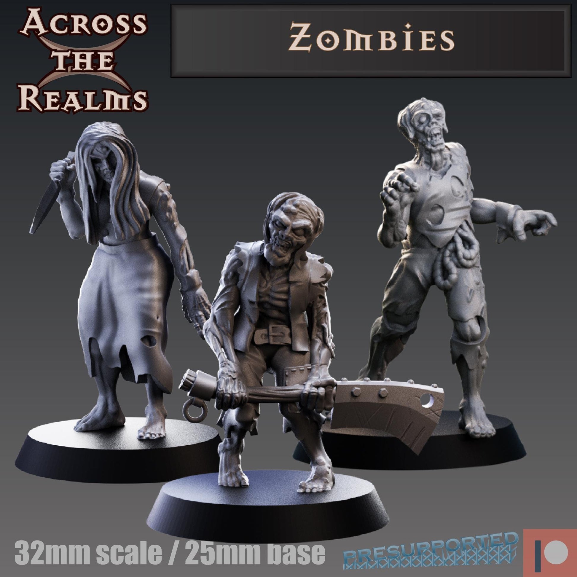 Skeleton Warrior Miniatures | Across the Realms