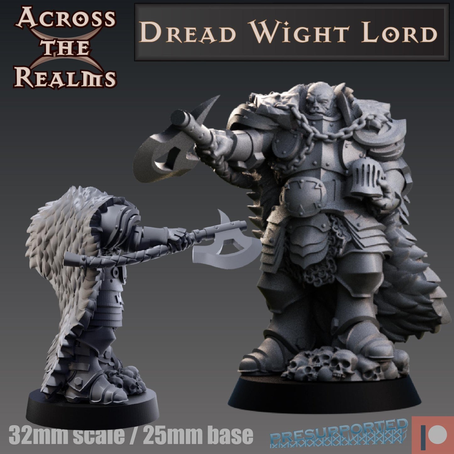 Dread Wight Lord Miniature | Across the Realms
