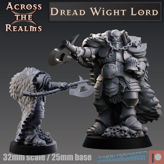 Dread Wight Lord Miniature | Across the Realms