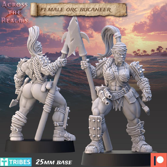 Female Orc Buccaneer | Across the Realms