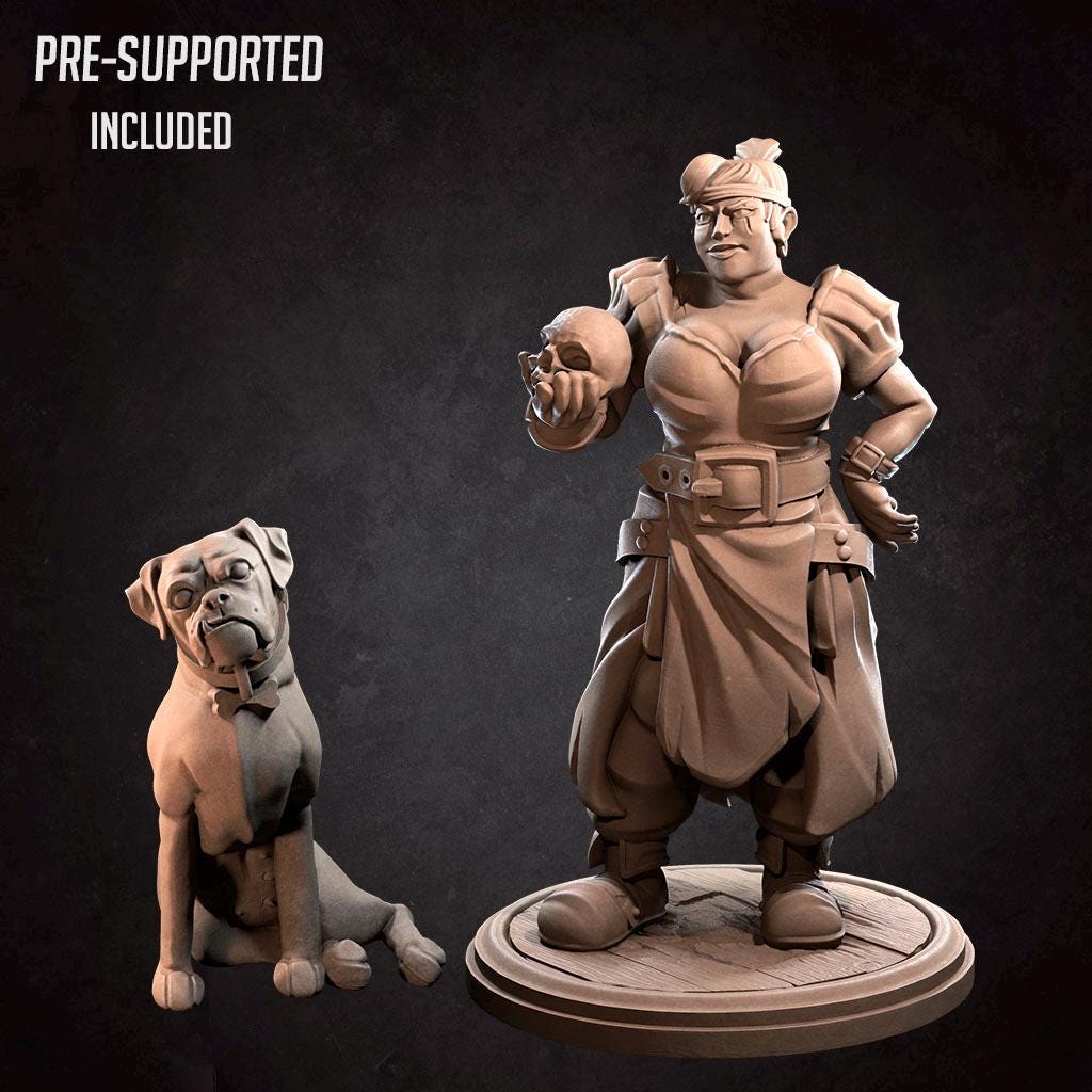 Ramona the Innkeeper Miniature | Bite the Bullet