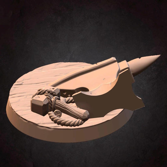 Andre the Blacksmith Miniature | Bite the Bullet